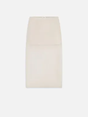 The Silk Organza Skirt -- Alabaster