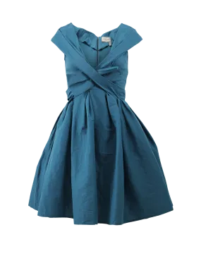 V-Neck Bow Dress