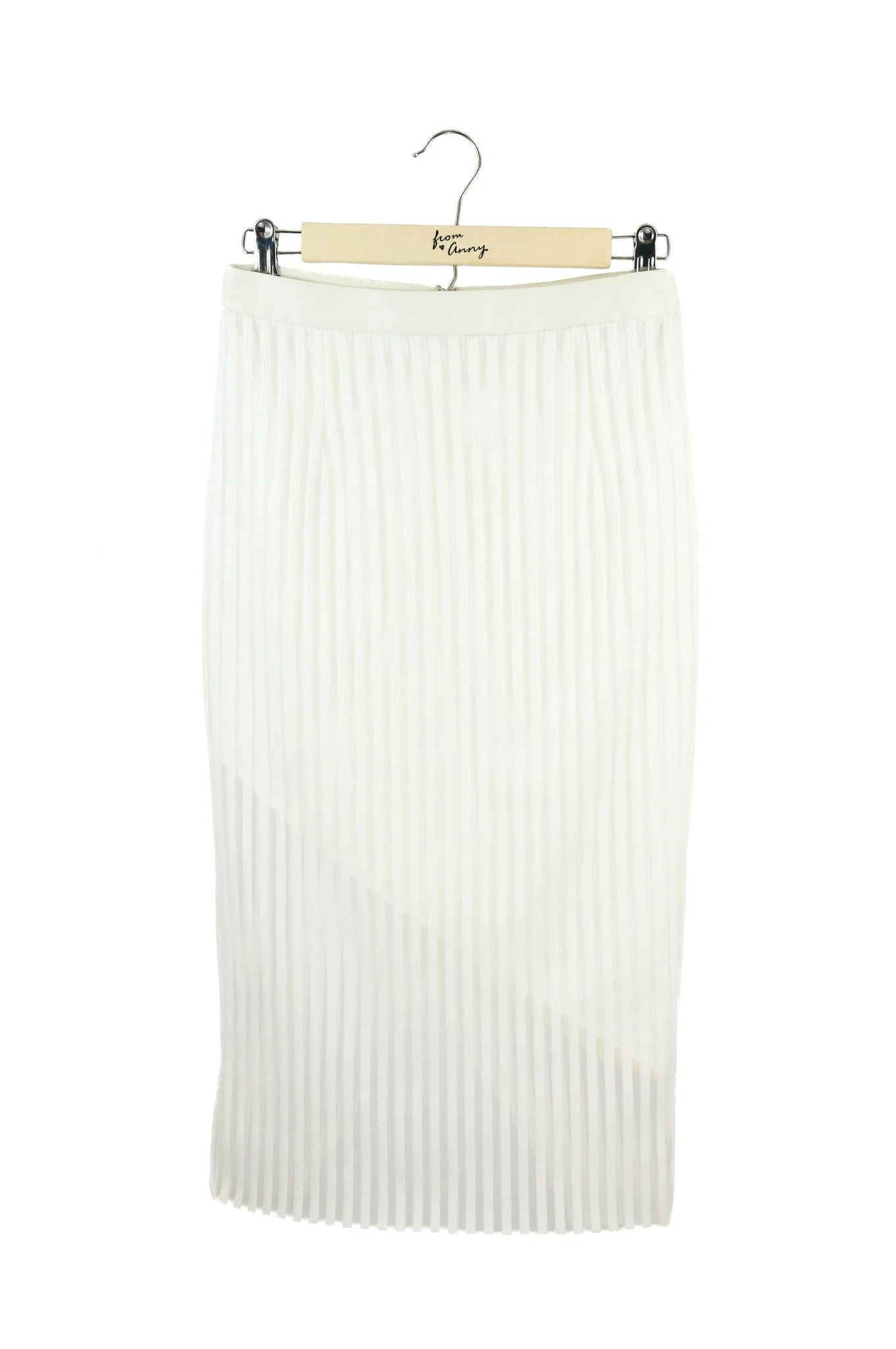 White Stripe Pencil Skirt