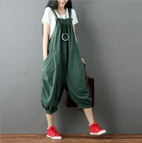 Women Casual Drop Crotch Jumpsuits